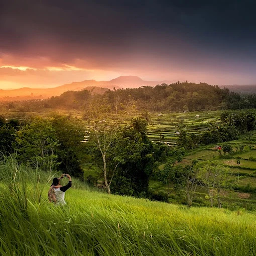 Sunset from Bukit Cinta above Labuan Bajo