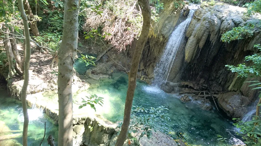 Mata Jitu waterfall on Moyo Island
